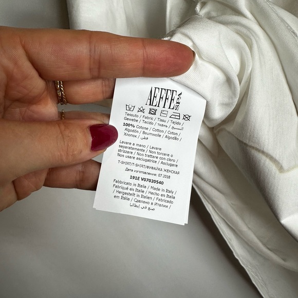 NWT Moschino Couture tee short sleeve white bear summer designer new club wear - Picture 5 of 7